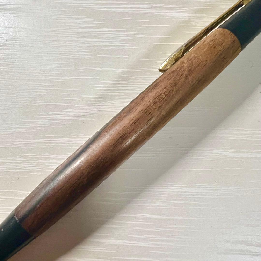 野原工芸 特上黒柿 シャーペン　0.5mm（固定先口金)希少杢・旧型【廃盤】