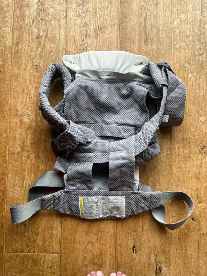 NUNA 抱っこ紐 グレー メッシュ