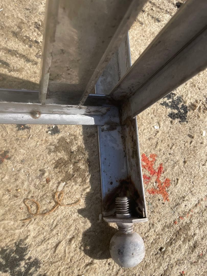 送料込み 厨房用品 調理台作業台下棚付き高さ60＊60＊70cm