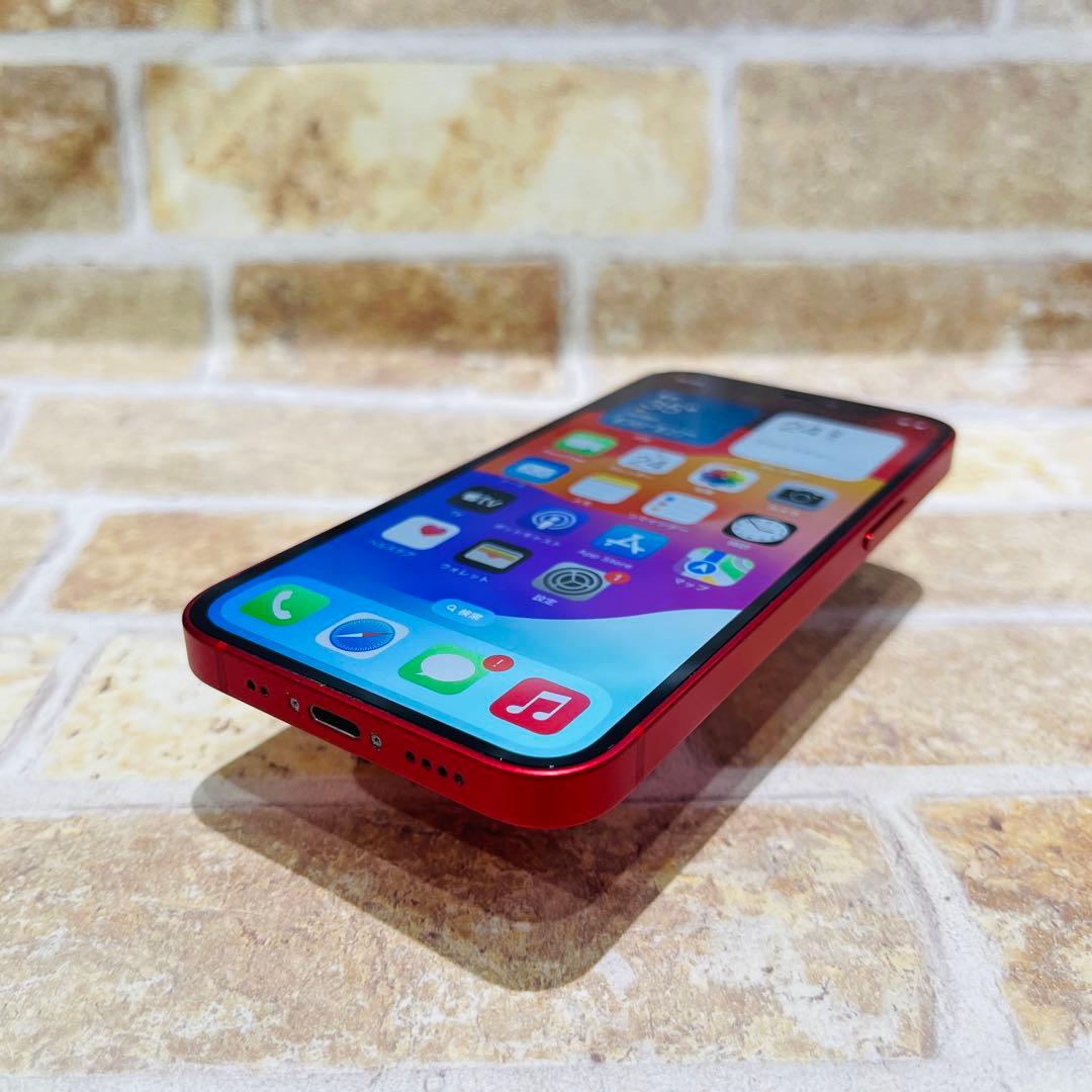 SIMフリー iPhone12mini 64GB X-1384 レッド 電池良好
