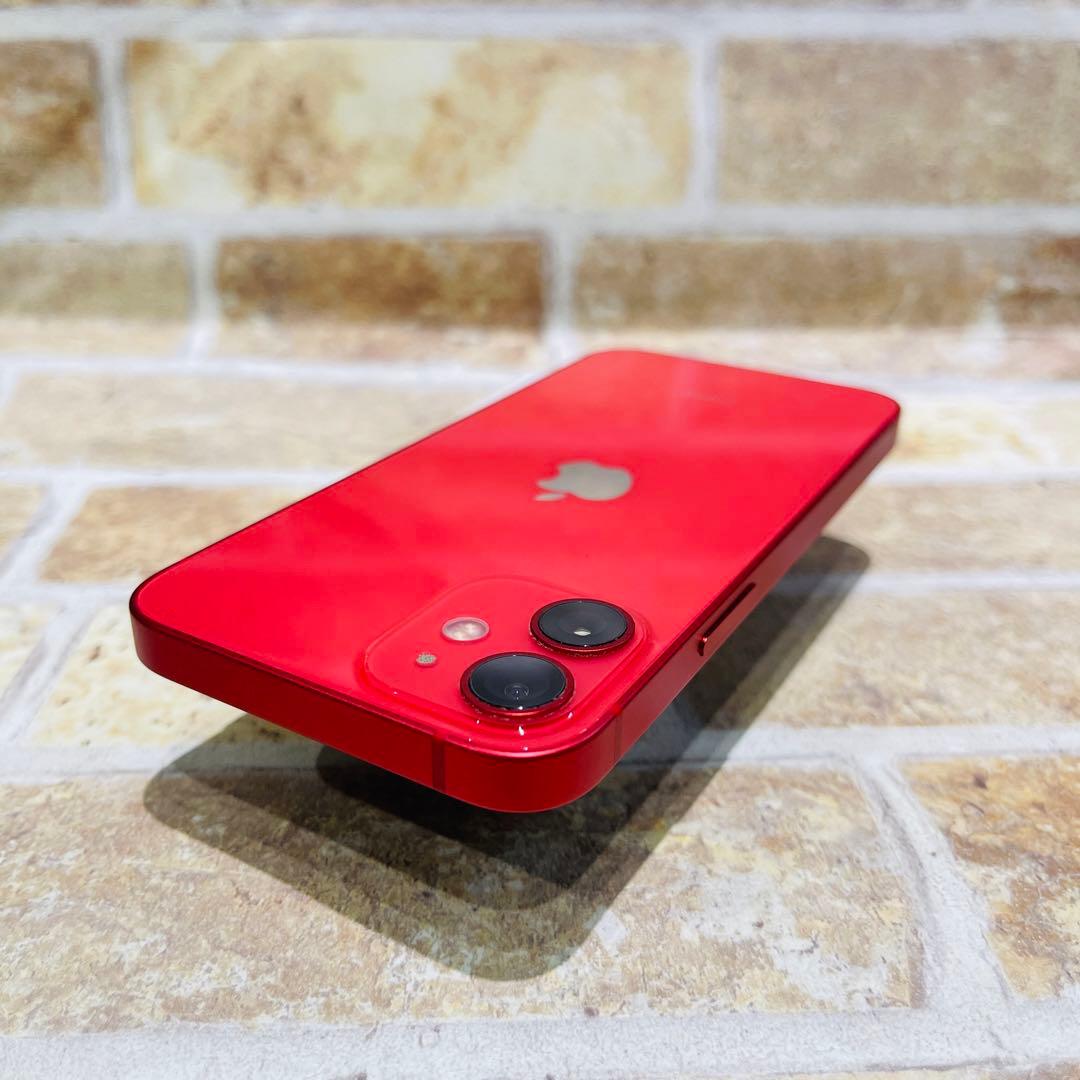 SIMフリー iPhone12mini 64GB X-1384 レッド 電池良好