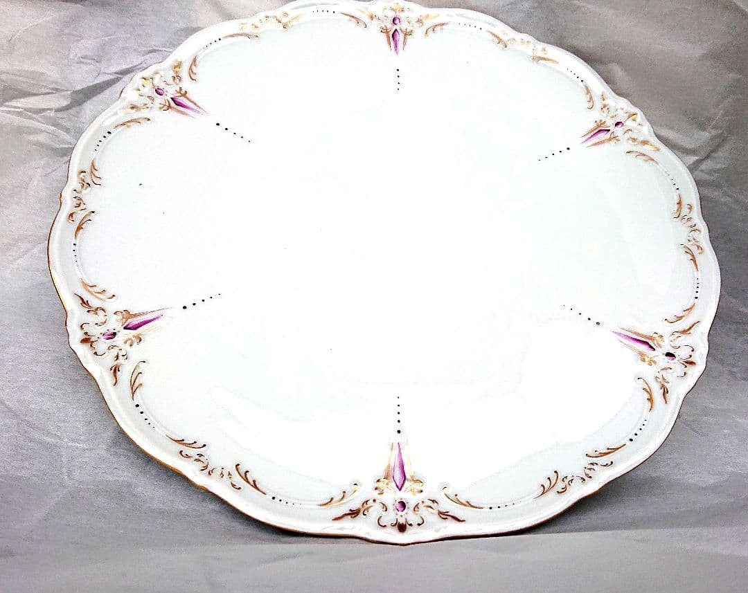 希少サイン入1級品フッチェンロイターHUSTSCHENREUTHER金彩マイセン