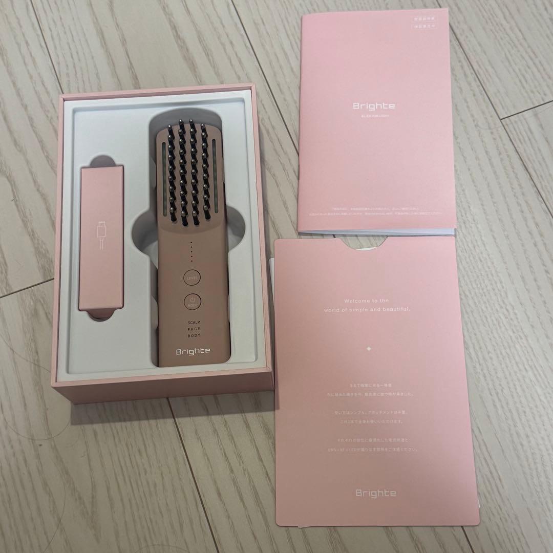 Brighte エレキブラシ ピンク エレキコーム