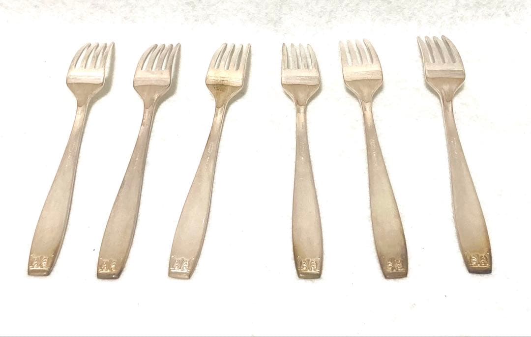 【希少 洋白銀】LUCKY WOOD ロッキンガム ディナーセット 24本