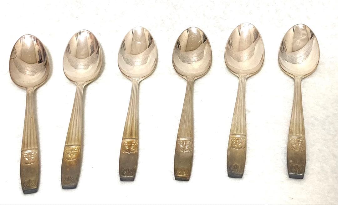 【希少 洋白銀】LUCKY WOOD ロッキンガム ディナーセット 24本