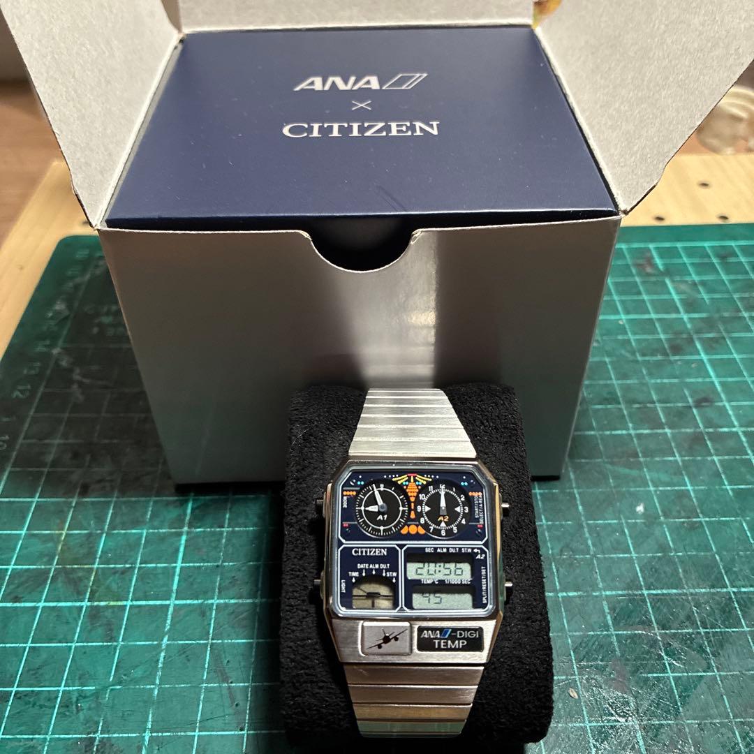 CITIZEN ANA-DIGI TEMP デジタル腕時計