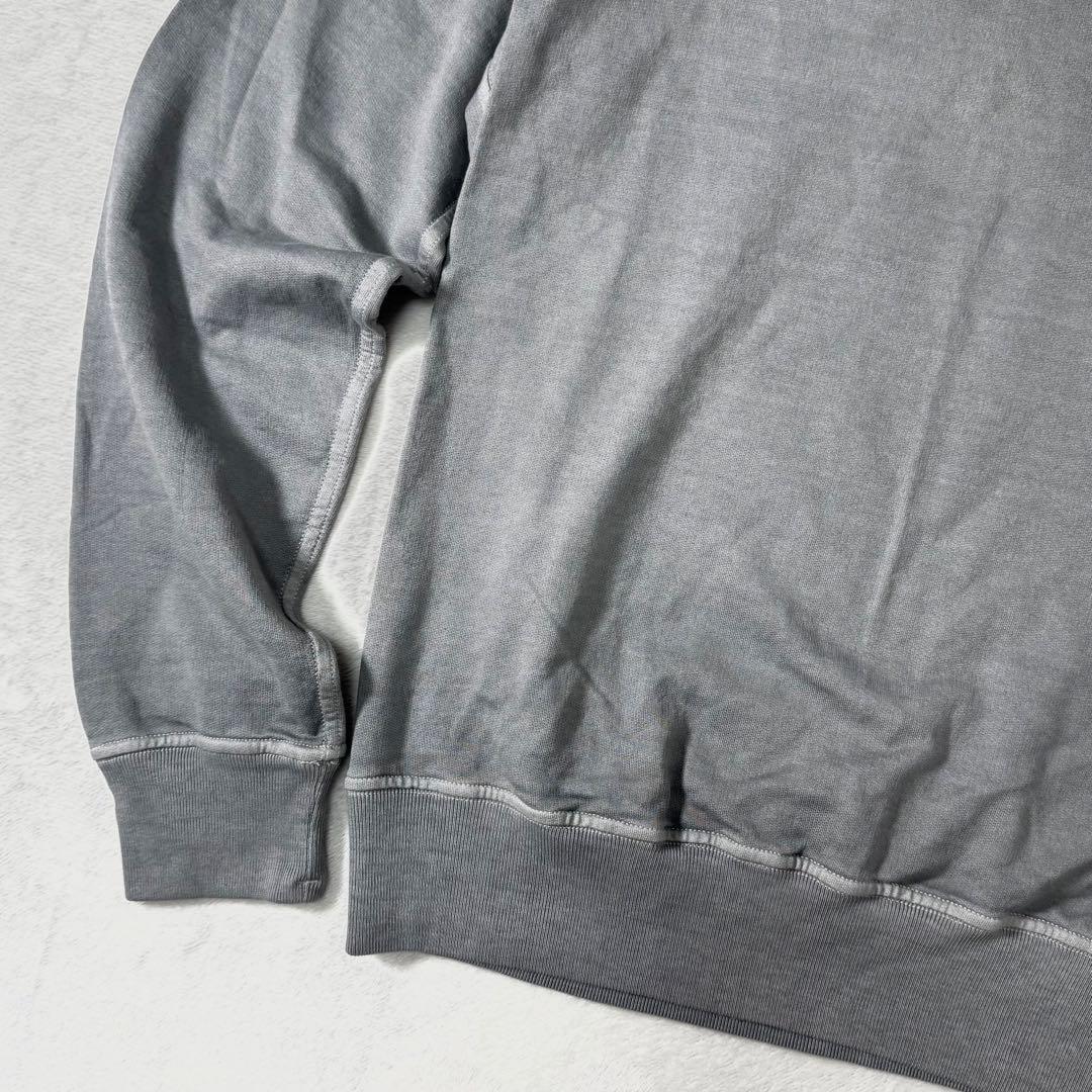 ストーンアイランド クルーネック ライトスウェット グレー S