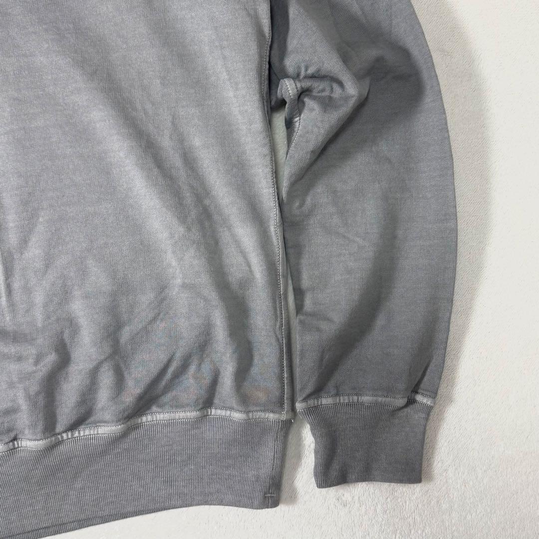 ストーンアイランド クルーネック ライトスウェット グレー S