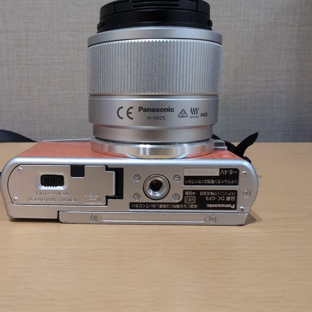 LUMIX ミラーレス一眼 カメラ DC-GF9 ダブルレンズキット オレンジ