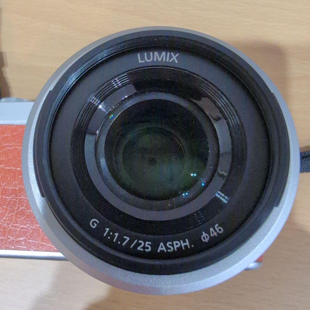 LUMIX ミラーレス一眼 カメラ DC-GF9 ダブルレンズキット オレンジ