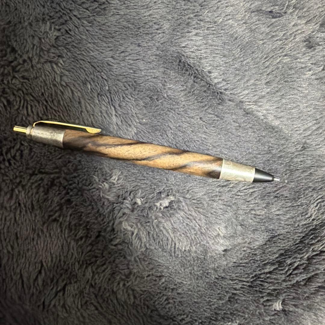 野原工芸　特上黒柿　斑紋金具