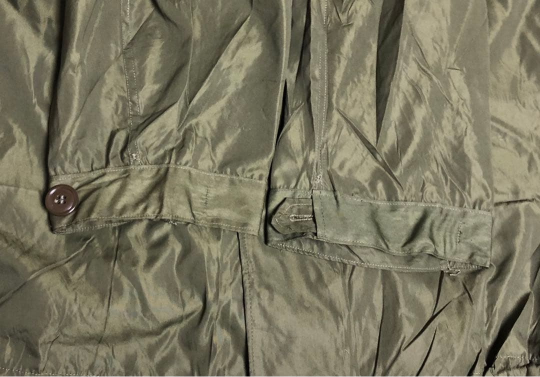 米軍実物 50s M-51パーカ 初期 アルミジッパー デッドストック 美品