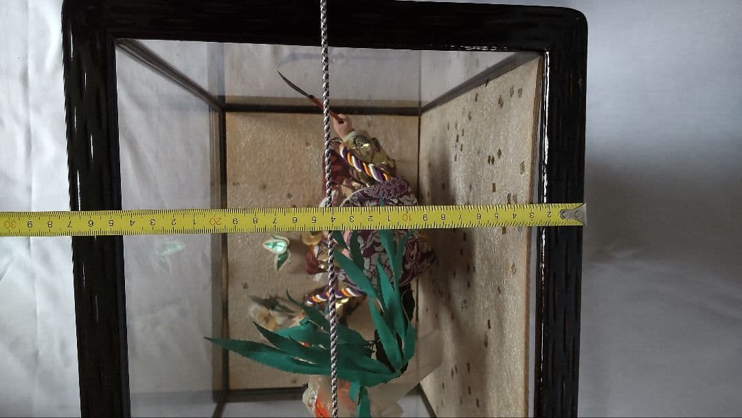 五月人形　弁慶と牛若丸　ケース入　昭和レトロ　アンティーク