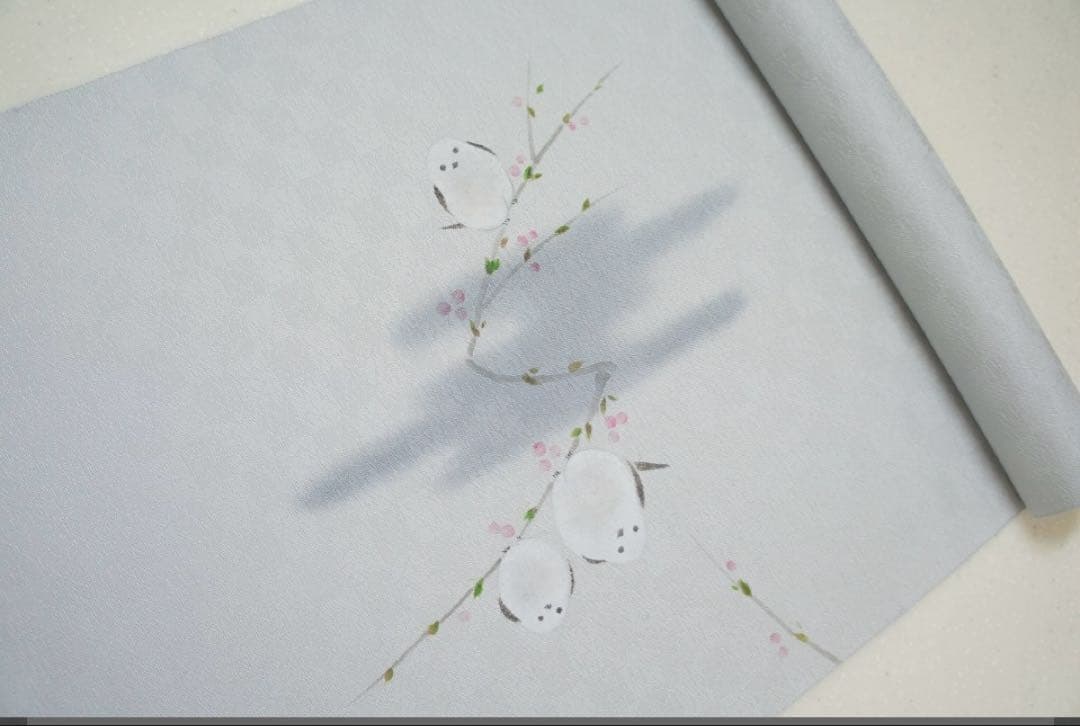 シマエナガ 名古屋帯 未使用