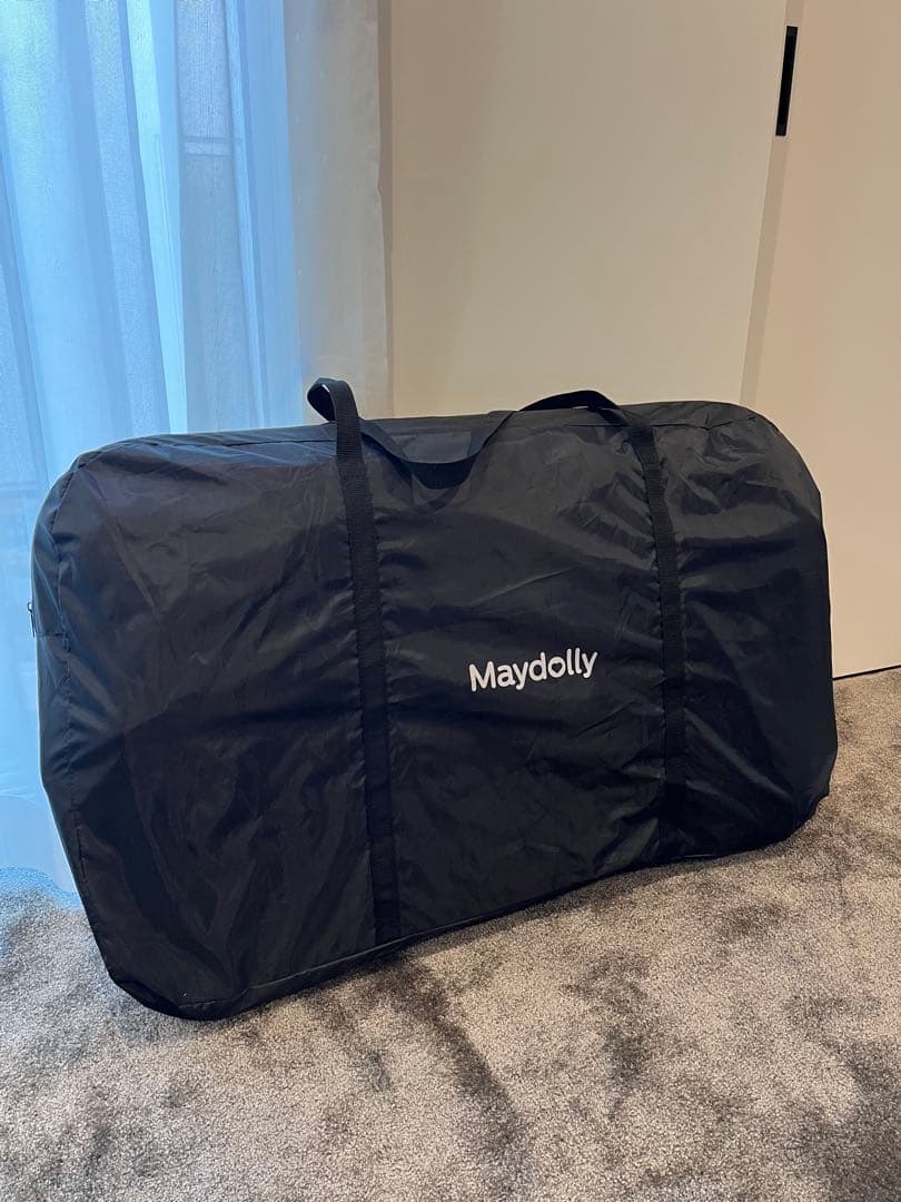 【美品】hzdmj Maydolly メイドリ ベビーベッド 折りたた式 移動式