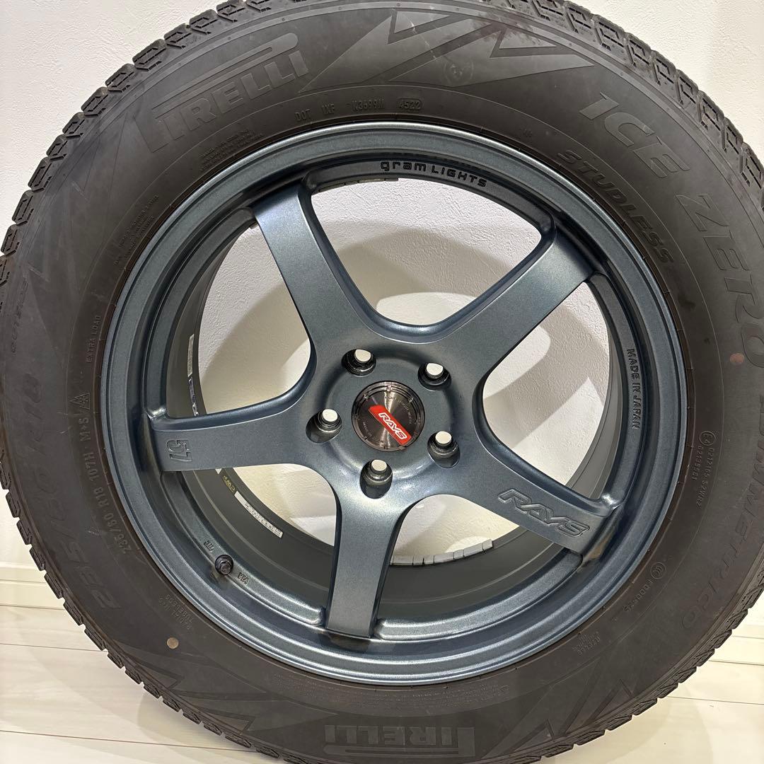 RAYS グラムライツ57CR 18インチ 4本 スタッドレス