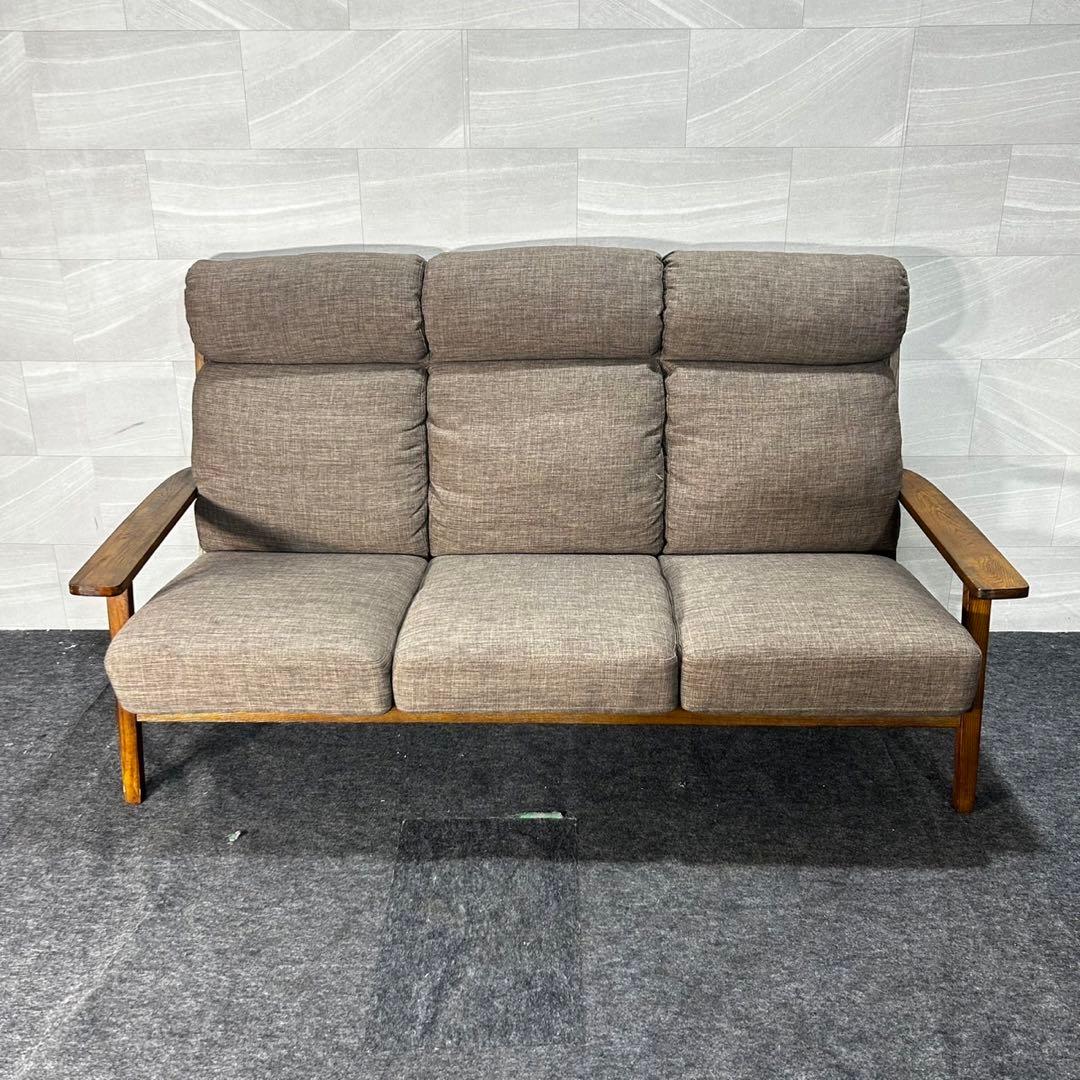 マナベインテリア 3人掛けソファ 布張りソファ ニーナ ソファ d4693