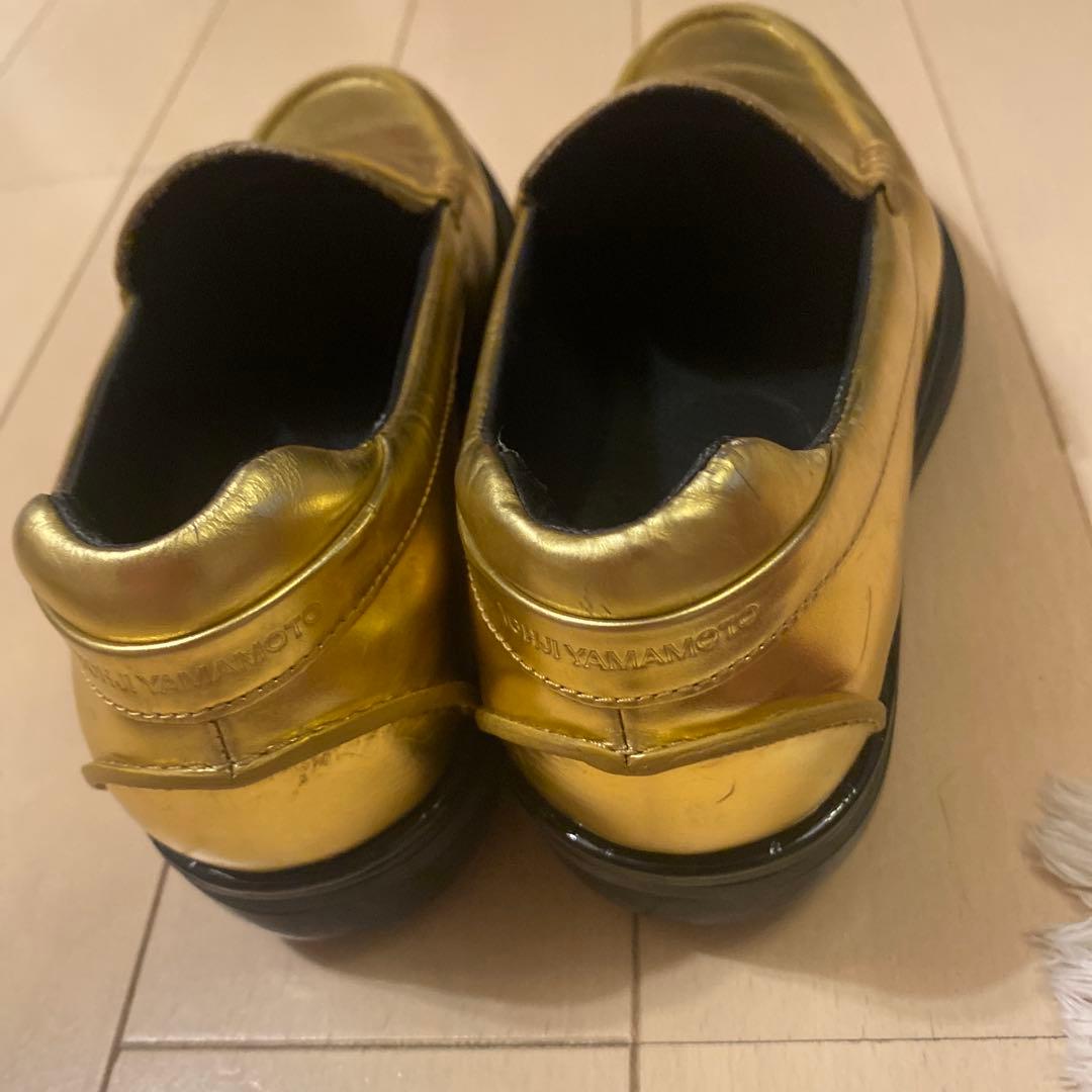 Y-3 ゴールド ローファー スリッポン