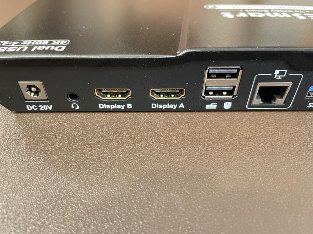 TESmart KVM ノートPC2台 デュアルモニター 4K60Hz