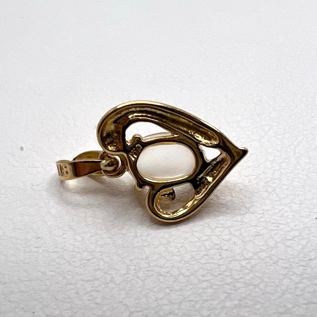 K18 ペンダント　トップ　ムーンストーン　0.78 g