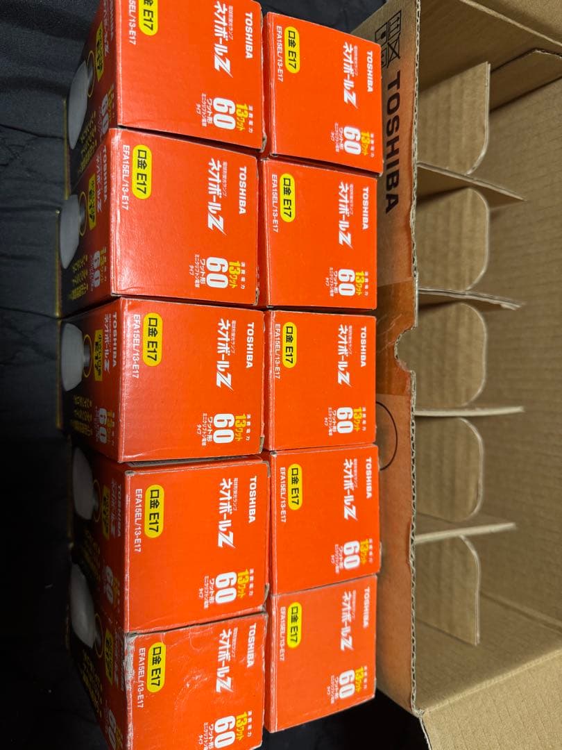 TOSHIBA ネオボールZ 口金17 10個　EFA15EL/13-E17