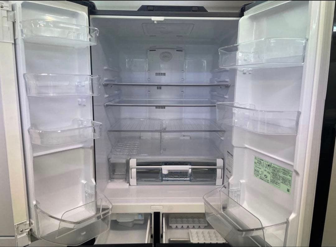 日立 HITACHI R-X5700F 中古美品　6ドア　クリスタルミラー