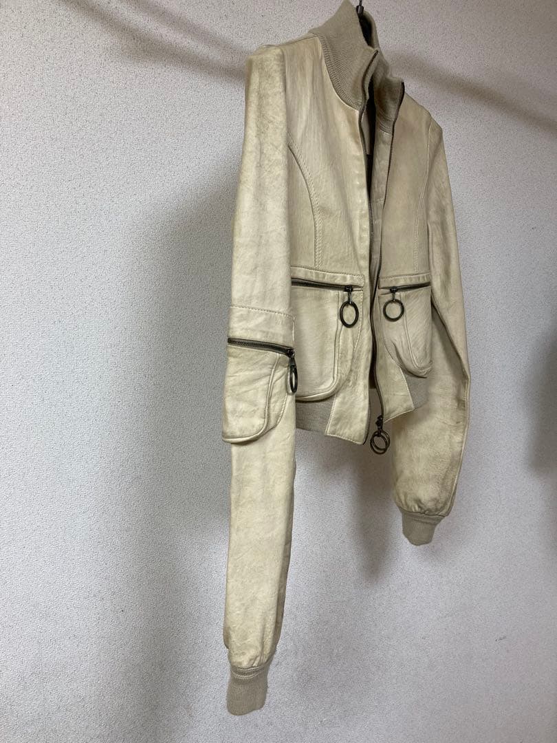 HAUTEオート羊革ラムレザージャケットRick Owensリックオウエンス