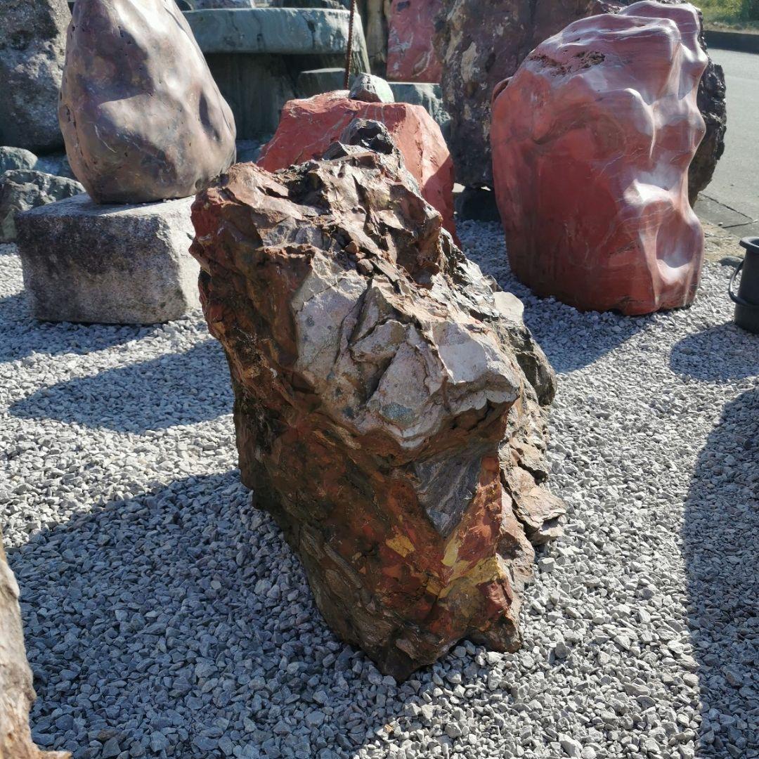 福島産　ジャスパー　186キロ　庭石　石　鑑賞石　庭　置物　オブジェ　インテリア