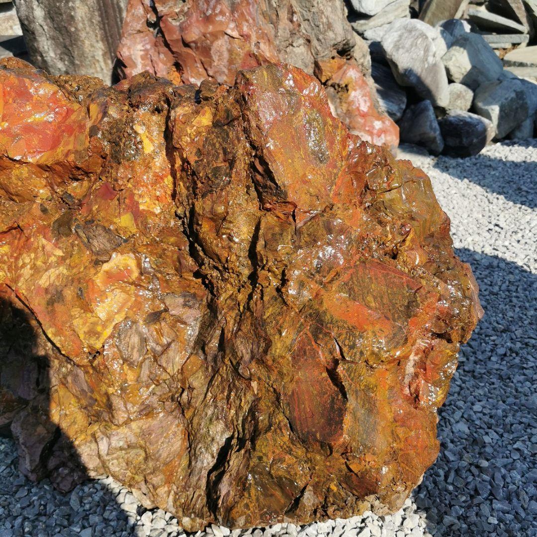 福島産　ジャスパー　186キロ　庭石　石　鑑賞石　庭　置物　オブジェ　インテリア