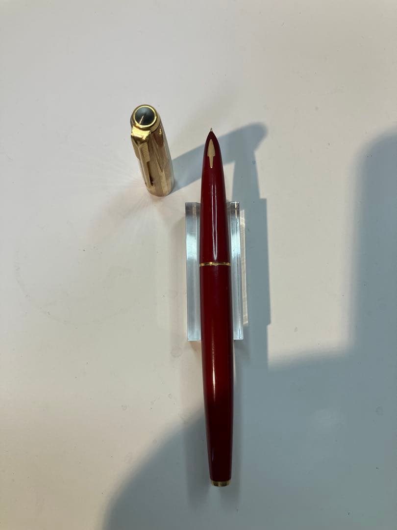 Parker　61 バーガンディ　EF　洗浄用シリコンチューブ付き