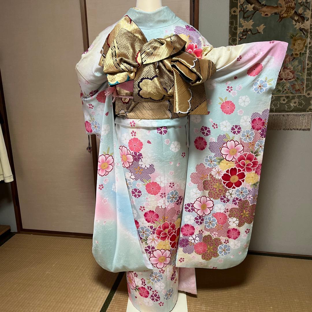 振袖　6点フルセット　成人式　結婚式　身丈159 裄69 美品