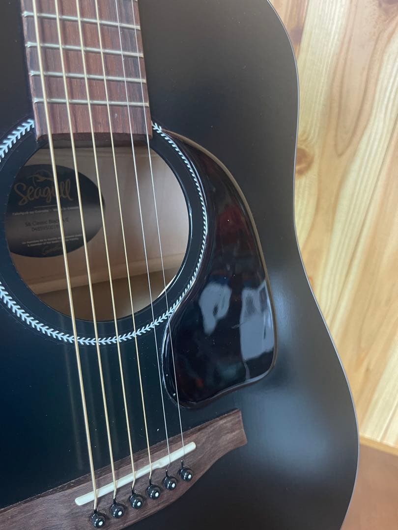 s*j様 アコースティックギター　シーガルS6クラッシック　ブラック　エレアコ
