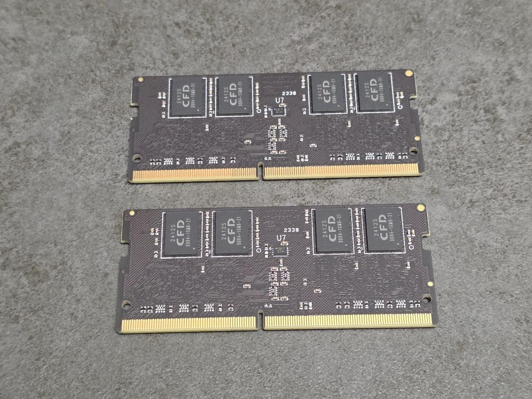 CFD DDR4 2133 8GB x 2枚