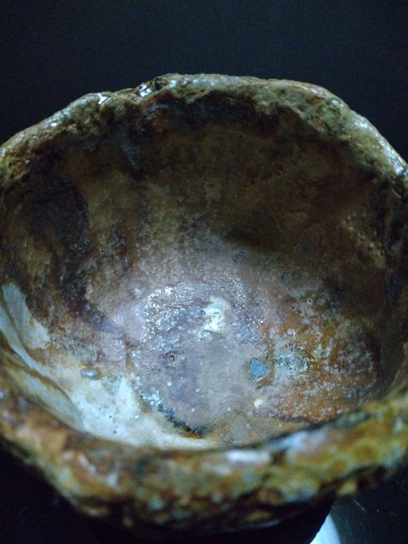 【備前焼 茶碗⑤】備前土釉薬茶碗／伝統工芸士 森本 桂／送料込み！