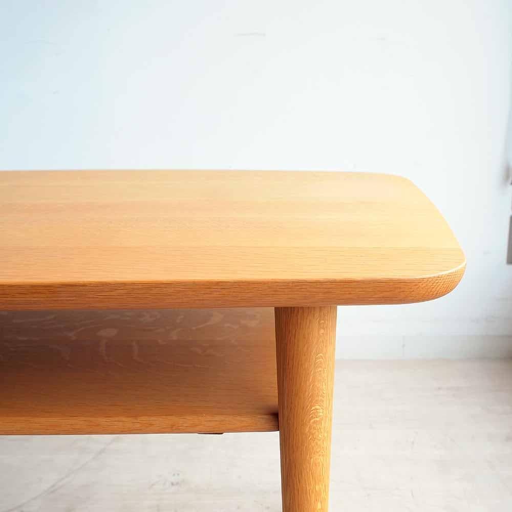 飛騨産業 キツツキ 「尽」 オーク材 テーブル 定価13万 ZR24416