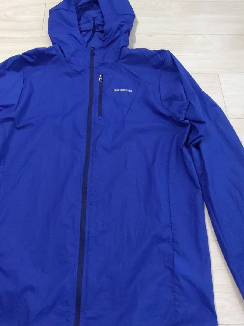 【美中古】パタゴニア　フーディニジャケット　バイキングブルー　メンズM