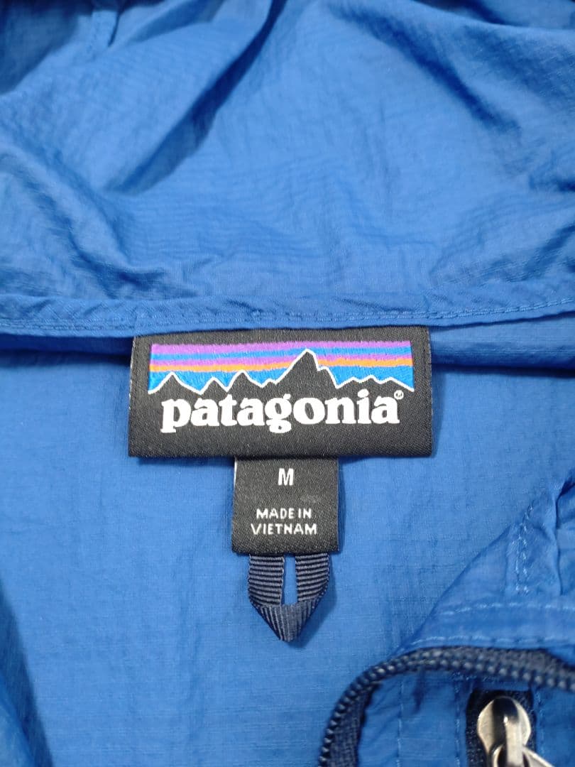 【美中古】パタゴニア　フーディニジャケット　バイキングブルー　メンズM