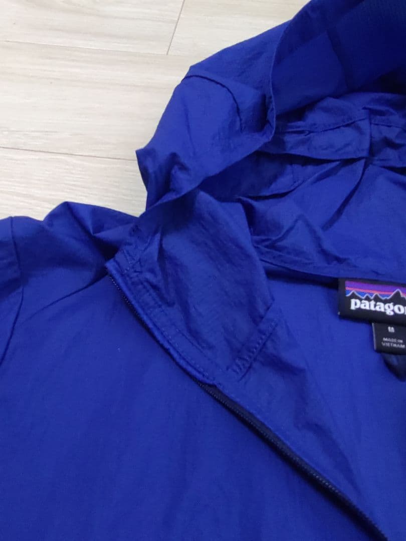 【美中古】パタゴニア　フーディニジャケット　バイキングブルー　メンズM