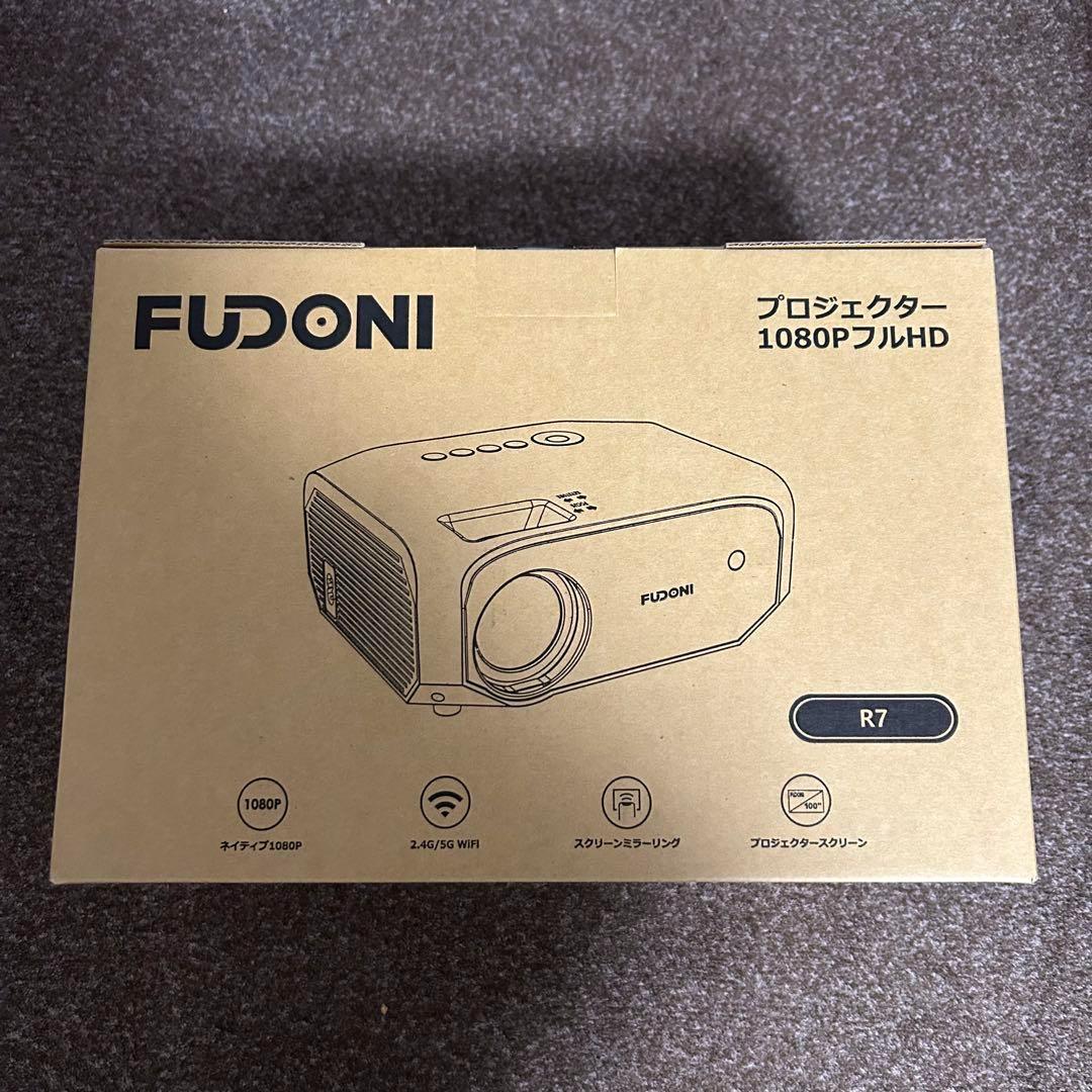 家庭用プロジェクター 小型 1080P 4K対応 フルHD スクリーン付き