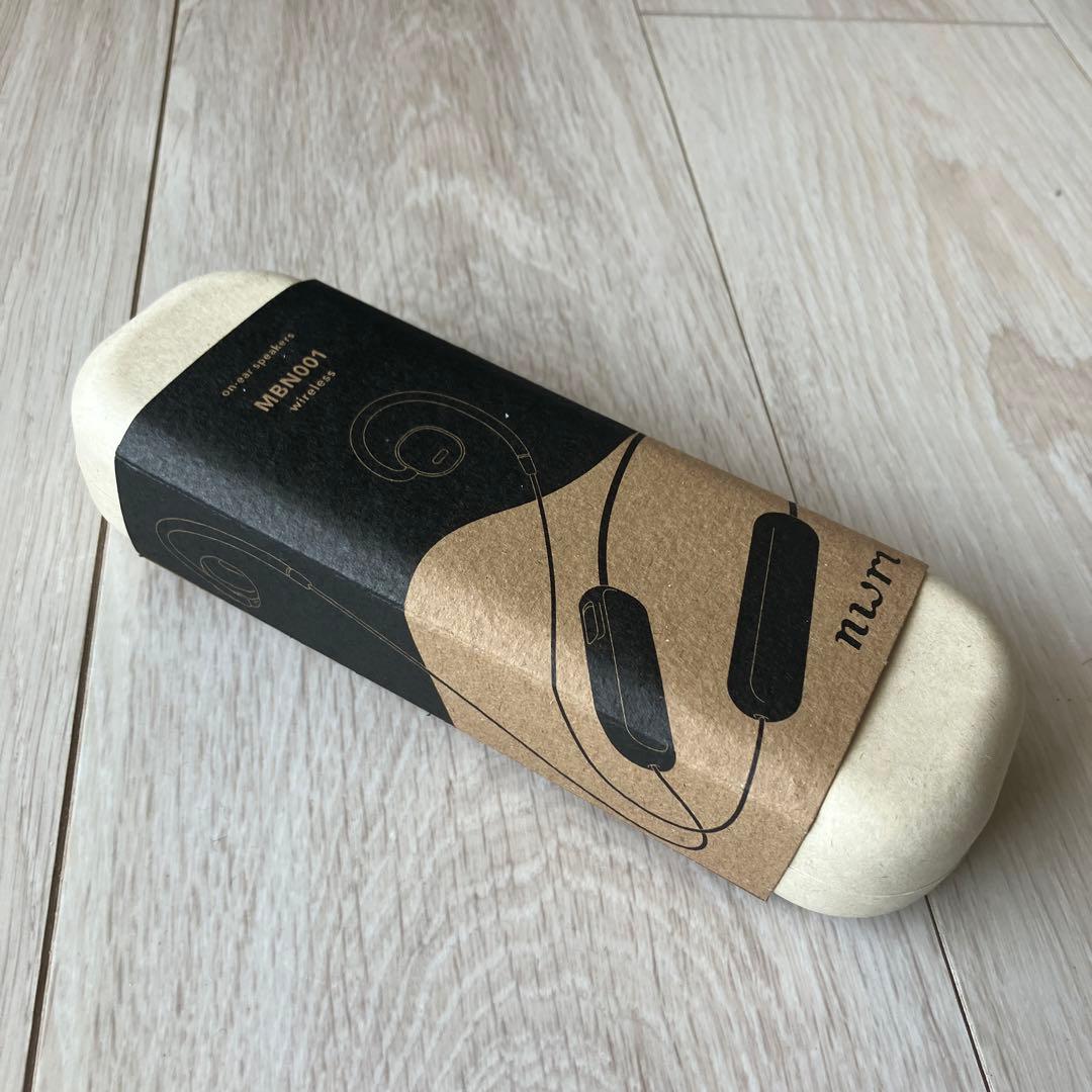 匿名配送♪新品nwm MNB001 ワイヤレスイヤホン 耳スピ ホワイトベージュ