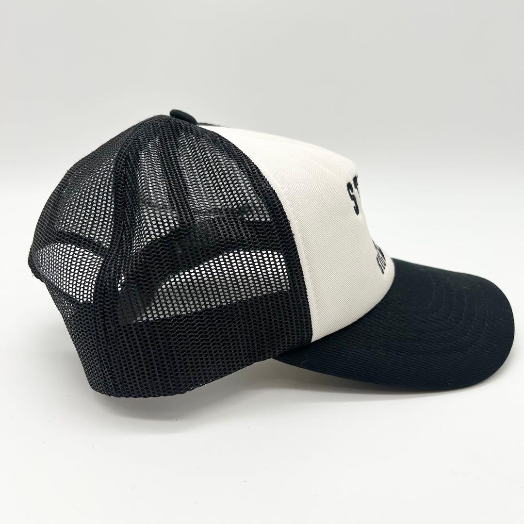 美品 stussy big4 メッシュキャップ 4都市 ブラック ホワイト