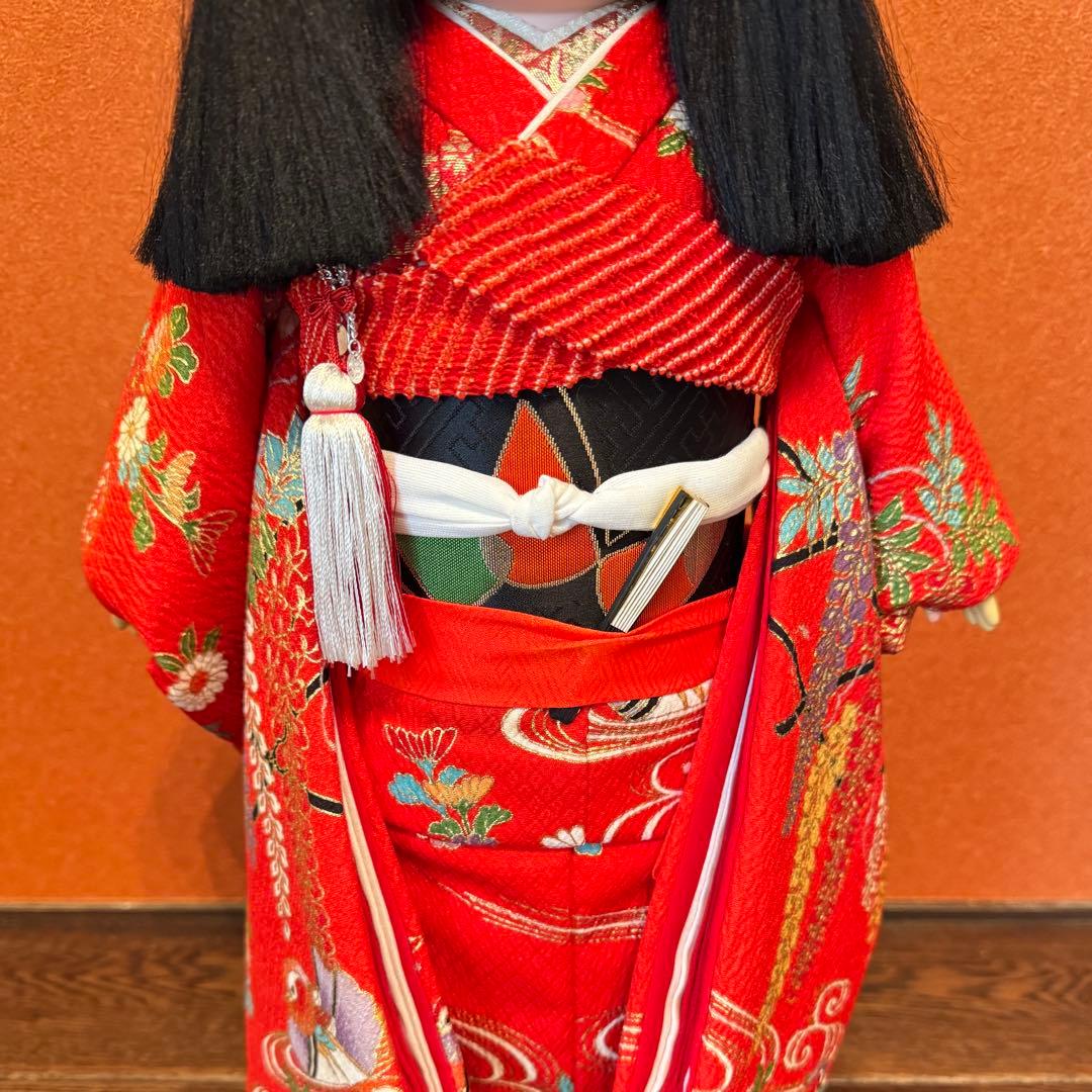 【直接取引限定】〈ガラスケース付き〉市松人形