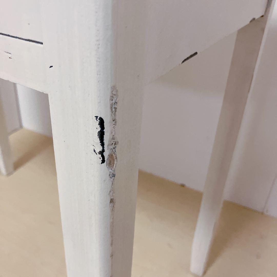 東谷　アンティーク調　デスク＆チェアセット　カントリー風　木製デスク　木製チェア