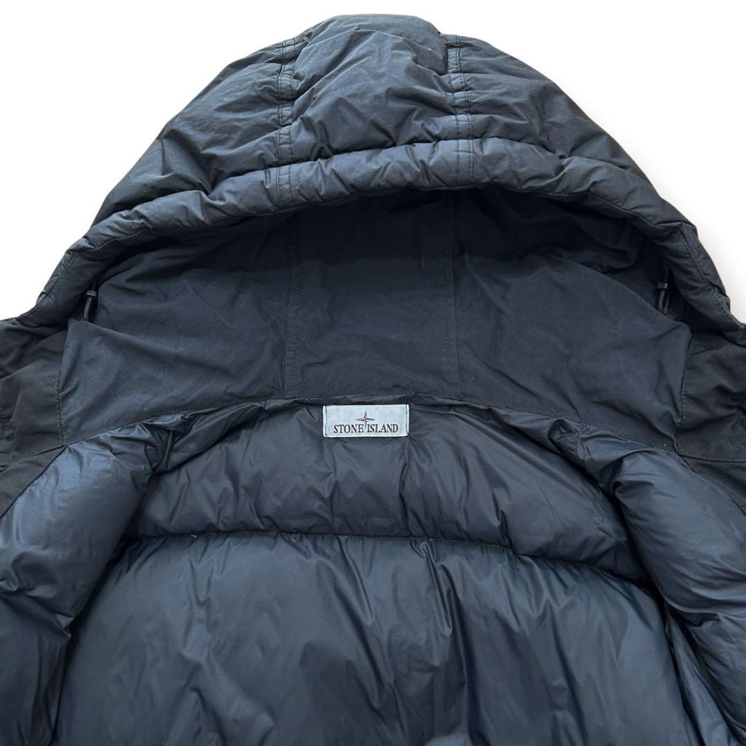 美品✨STONE  ロングダウン S ブラック ダウンコート 黒