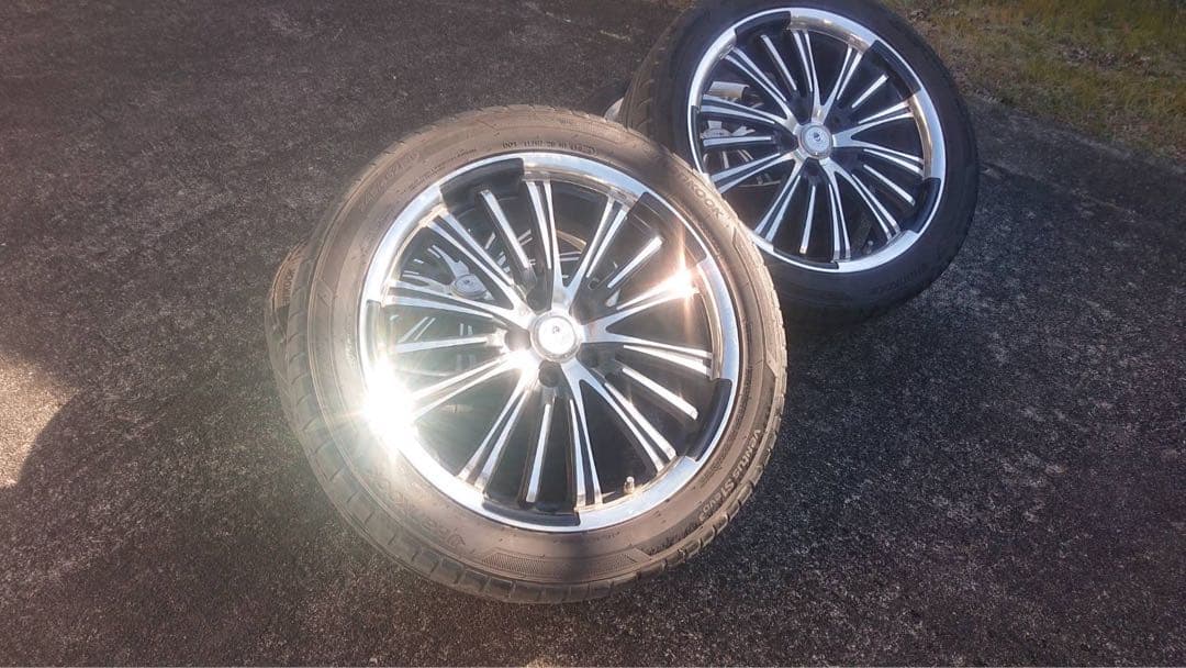 19インチ ホイールタイヤセット 商品引き取りの場合15000円にてご対応可能