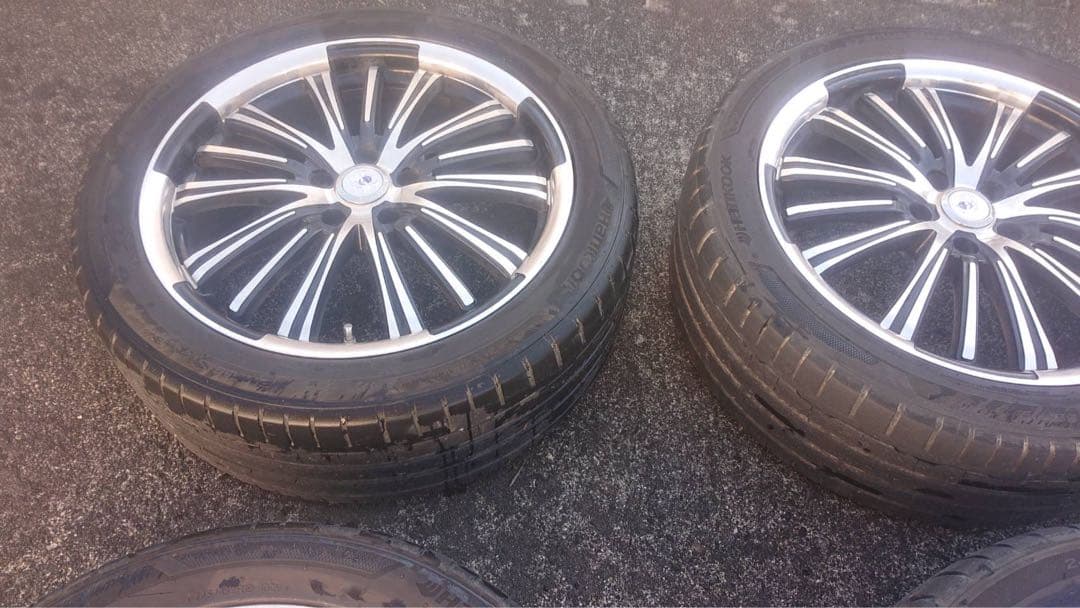 19インチ ホイールタイヤセット 商品引き取りの場合15000円にてご対応可能