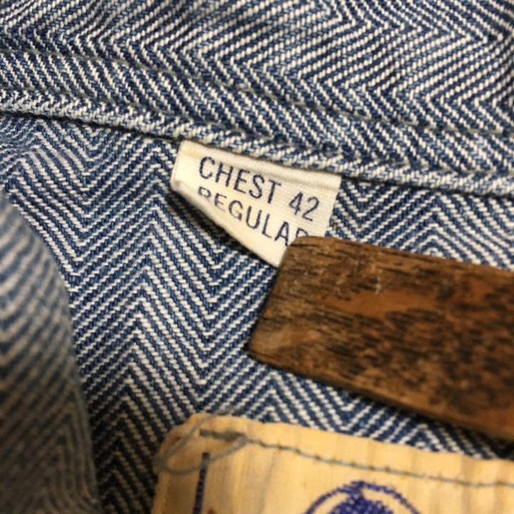 50～60s BLUE BELL オールインワン デニム ヘリンボーン 42