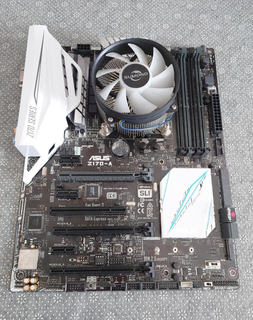 ASUS Z170-A & Intel i5-6600K & クーラー セット