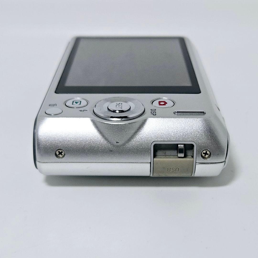 新品バッテリー 準美品 動作品 EXILIM EX-ZS180 シルバー カメラ