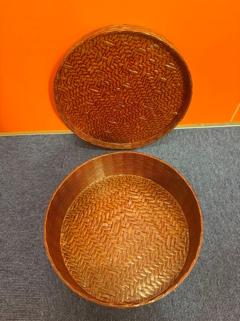 1684備前焼？　蓮に蟹細工　茶器セット　湯呑1客　湯冷し1客　湯呑5客　茶櫃付